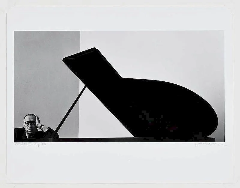 Igor Stravinsky by Arnold Newman, 1946, Gelatin silver print, printed later, offered Dec 2019
