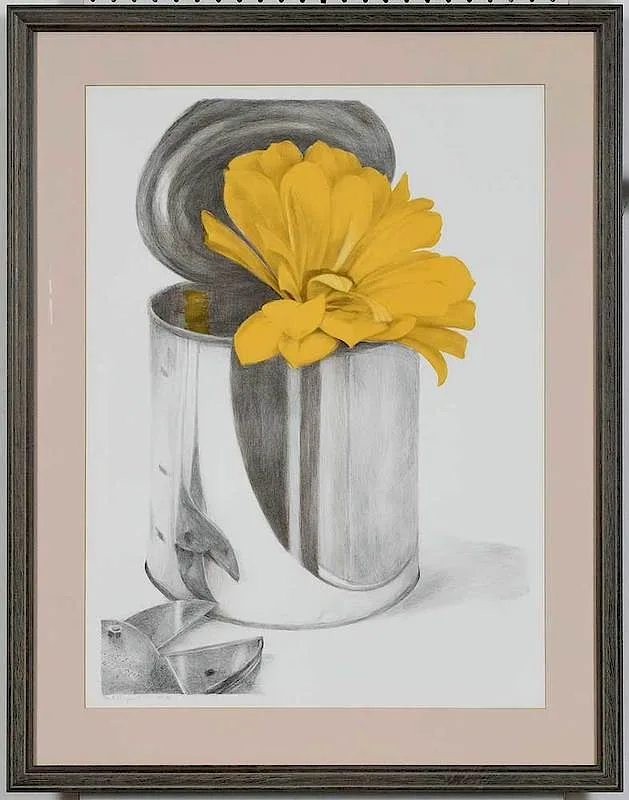 Gilbert "Bert" Carpenter, Yellow Flower, color lithograph on paper
