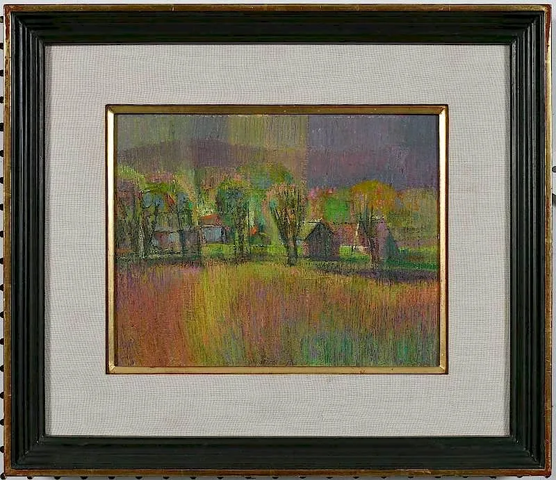 Spring Light by William C. Palmer, 1966, oil on canvas wrapped on panel, sold Dec 2019