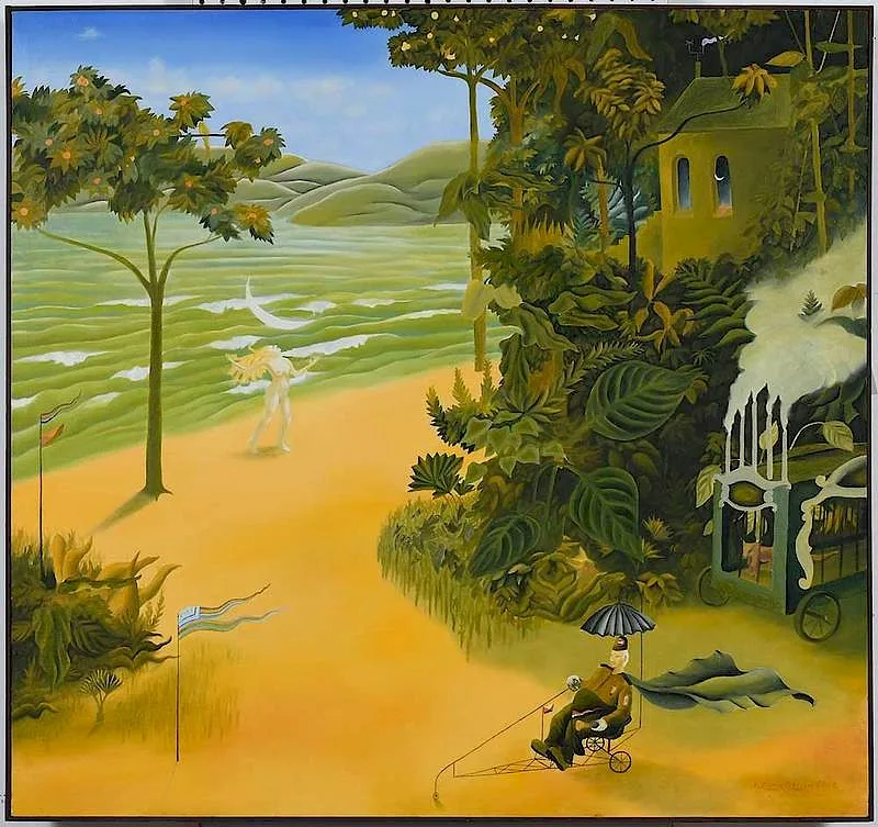 Mickey Brandenberger, Circus Garde, oil on canvas