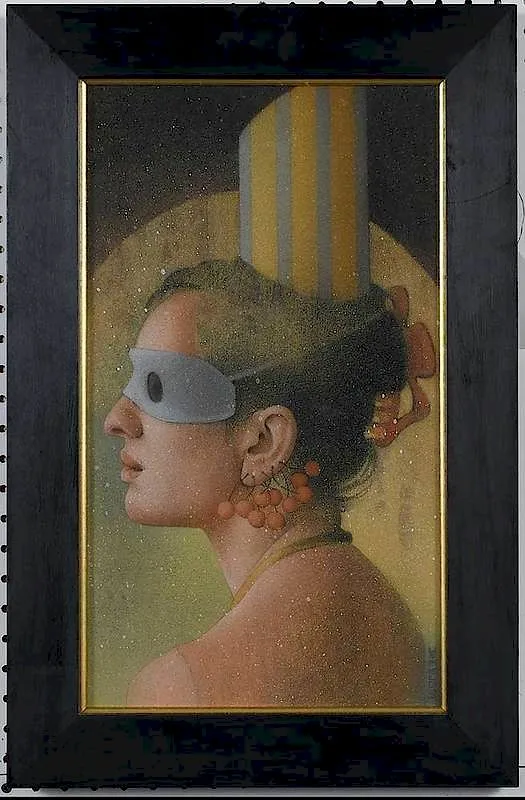 Jane Lewis, The Masquerader, 1999, pastel
