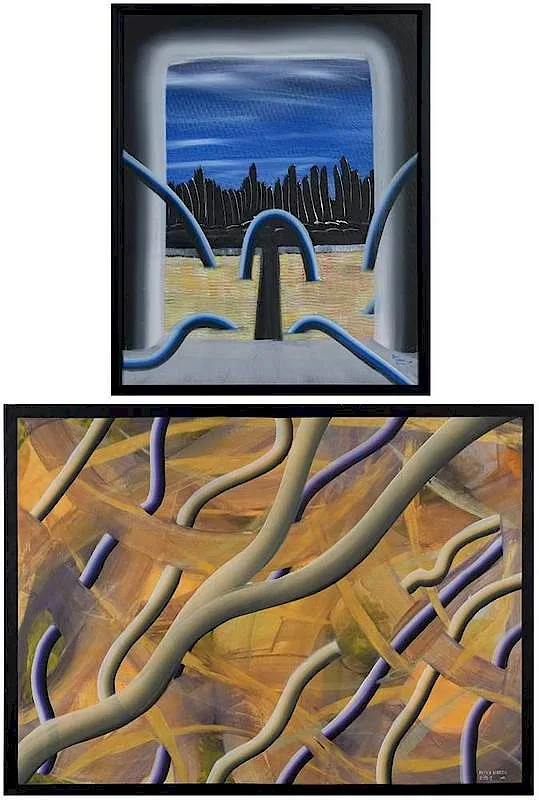 Glow From Within by Peter Kabello, acrylic on canvas, offered Dec 2019