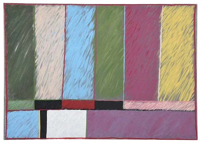 Timothy English, Untitled, abstract composition, oil on canvas