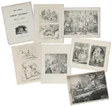 James Gillray, One hundred and fifty-seven plates on forty-one sheets from The Works of James Gillray, from the original plates,... subjects not before collected, printed for Henry G. Bohn, London