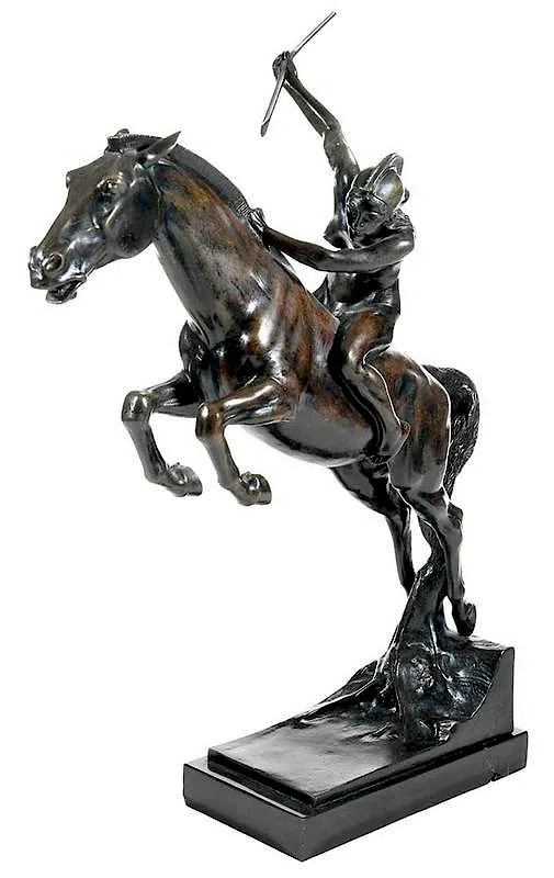 Adolf Josef Pohl, ÿAmazon, patinated bronze