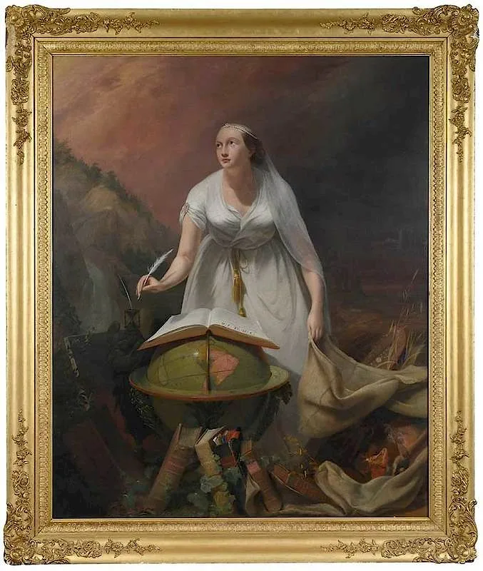 William Allen Wall, The Spirit of the Age-An Allegory of Truth and Knowledge, 1839, oil on canvas