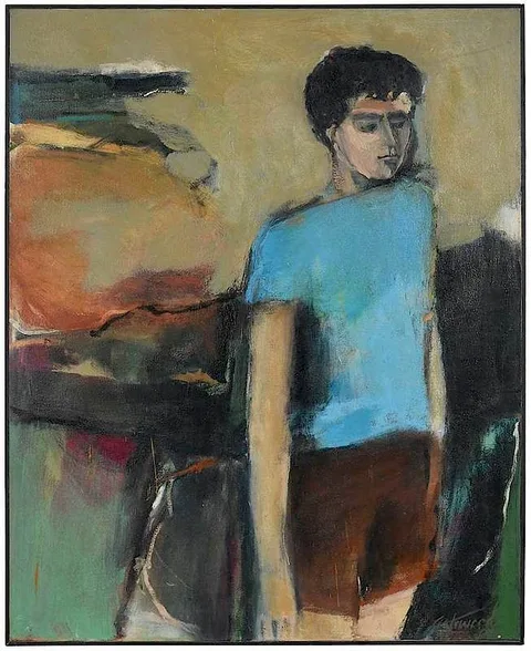 Maud Gatewood, Morna (The Artist's Companion), oil on canvas
