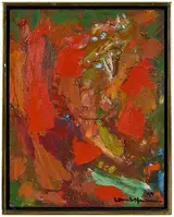 Hans Hofmann, Fall Foliage (H.H. 976-1959, V. P1151), "Hans Hoffmann 59" and signed and inscribed verso