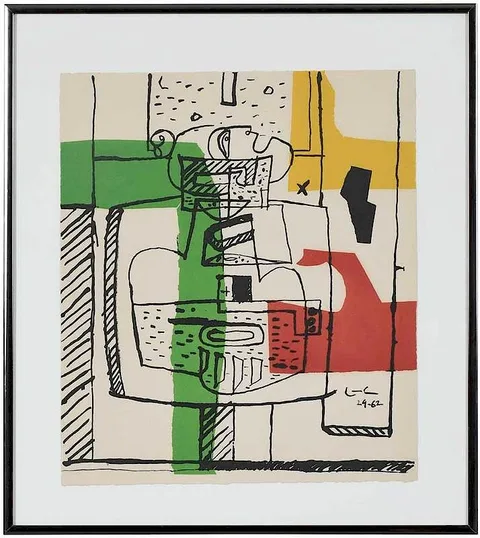 Le Corbusier, Untitled, from Suite de Dessins, 1968, lithograph on Arches