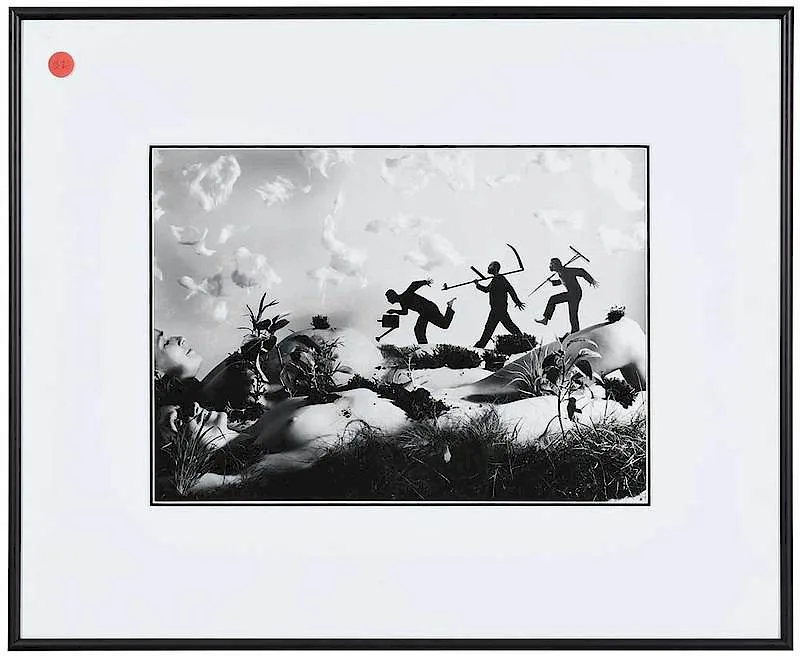 Miro Švolík, Na Pole (On the Field), 1989, gelatin silver print