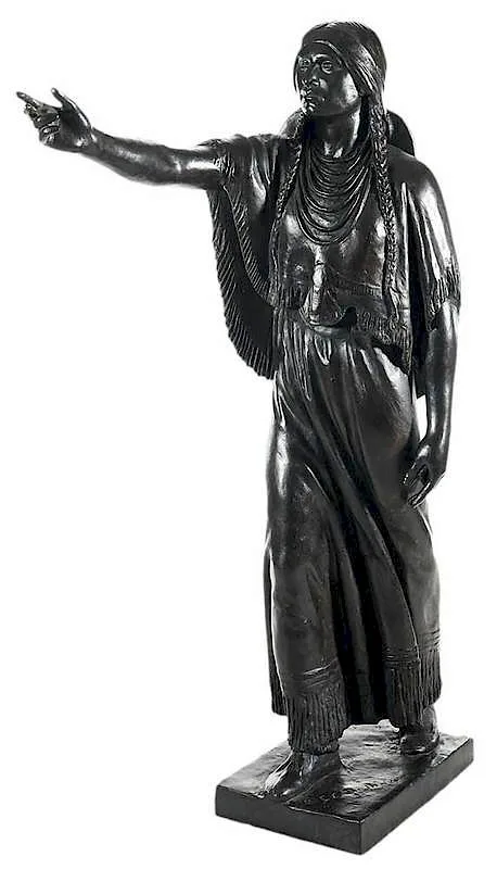 Cyrus Edwin Dallin, Sacajawea, bronze