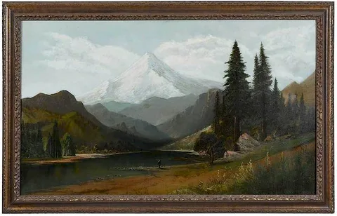 William Weaver Armstrong, Mt. Shasta, oil on canvas