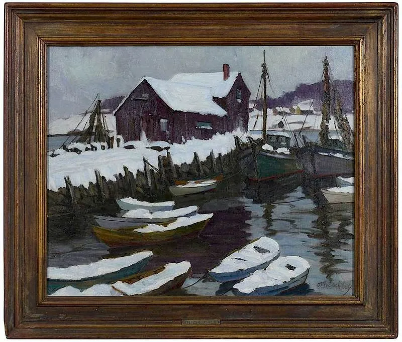 John Michael Buckley, Motif #1, oil on canvas
