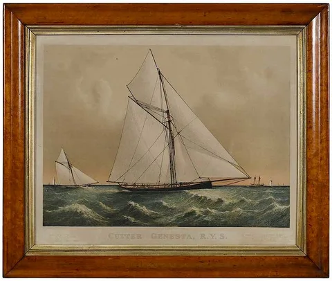 Publisher by Currier & Ives, 1885, lithograph on paper, sold Jul 2019