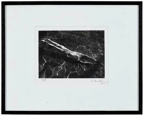 André Kertész, Underwater Swimmer, 1917, gelatin silver print