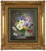 Cecil Kennedy, Spring Flowers in a Glass Vase