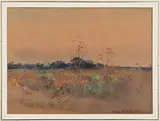 Alice Ravenel Huger Smith, Fall Foliage on the Marsh