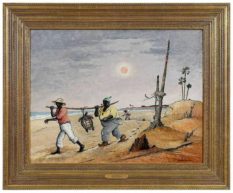 Harrison Cady, Near Beaufort, South Carolina, mixed media on Masonite