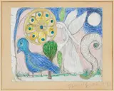 Minnie Evans, Peace (Dove and Angel)