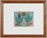 Minnie Evans, Untitled (Leaves and Scrolls) 1981