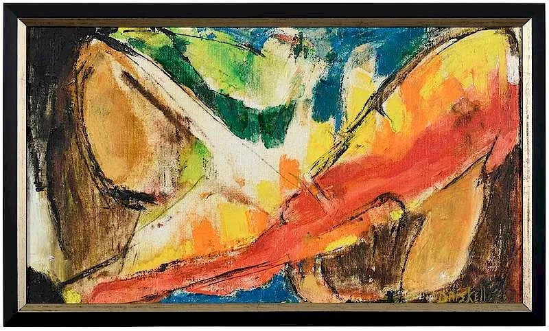 Half Tame by David Clyde Driskell, 1966, oil on canvas, sold May 2019