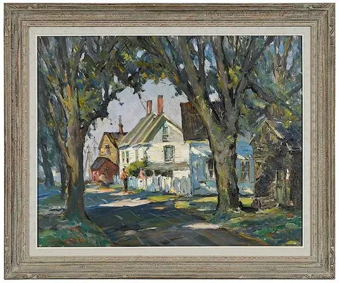 C. Curry Bohm, Summer Afternoon, oil on canvas