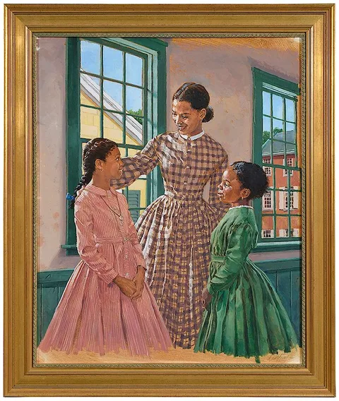 Dahl Taylor, Addy Learns a Lesson, c. 1998, acrylic on canvas