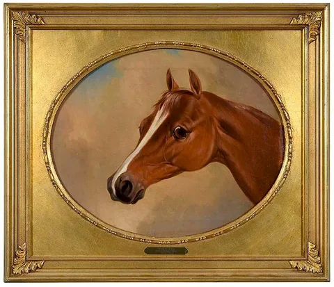 Robert Wesley Amick, Man O' War, oil on canvas
