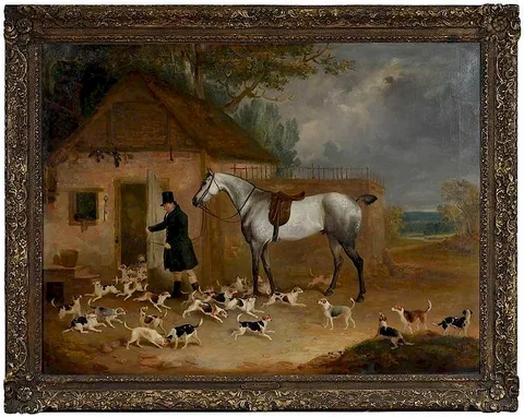 John E. Ferneley, Master of the Hunt, oil on canvas