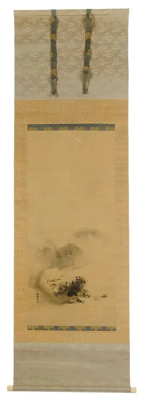 Tan Yu, Mountain Landscape, sumi ink on silk