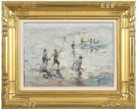 Francesco J. Spicuzza, Summer Fun, oil on board