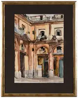 Arched Courtyard in Havana, Brunk Auctions 2019