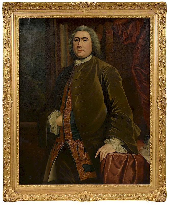 Jr. by Thomas Johnston, oil on canvas, sold Mar 2019