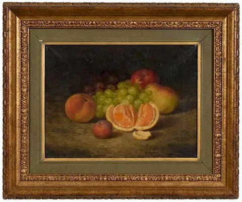 Bryant Chapin, Still Life with Orange, oil on canvas