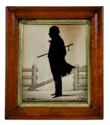 Auguste Edouart, silhouette portrait of John Williamson Esq.