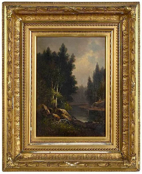 Benjamen Champney, Untitled, 1882, oil on canvas