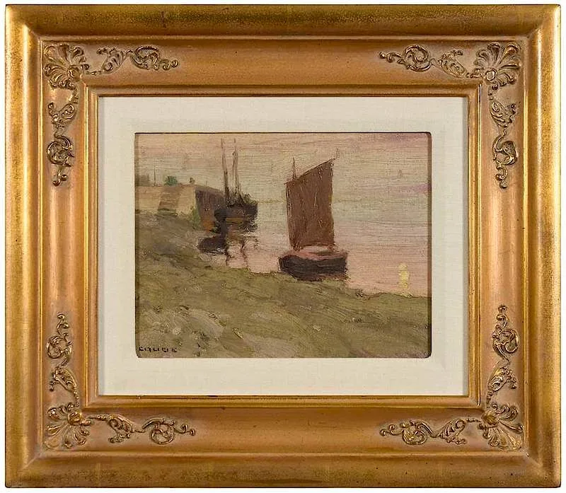 Low Tide by E. Irving Couse, c. 1893, oil on canvas, sold Mar 2019