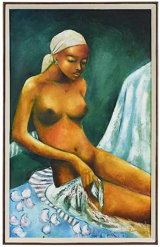 Jean-Rene Jerome, Nude, oil on canvas