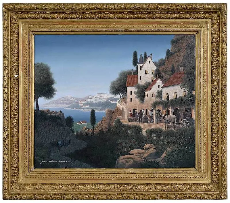 Thomas Thomas Neumann, Italian Villa, 2001, oil on canvas