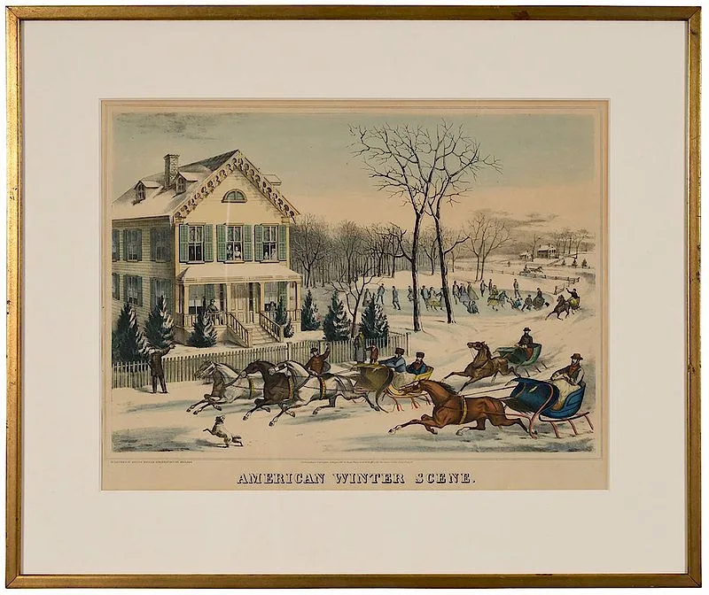 Joseph Hoover, Publisher, 1867, hand-colored lithograph on wove paper