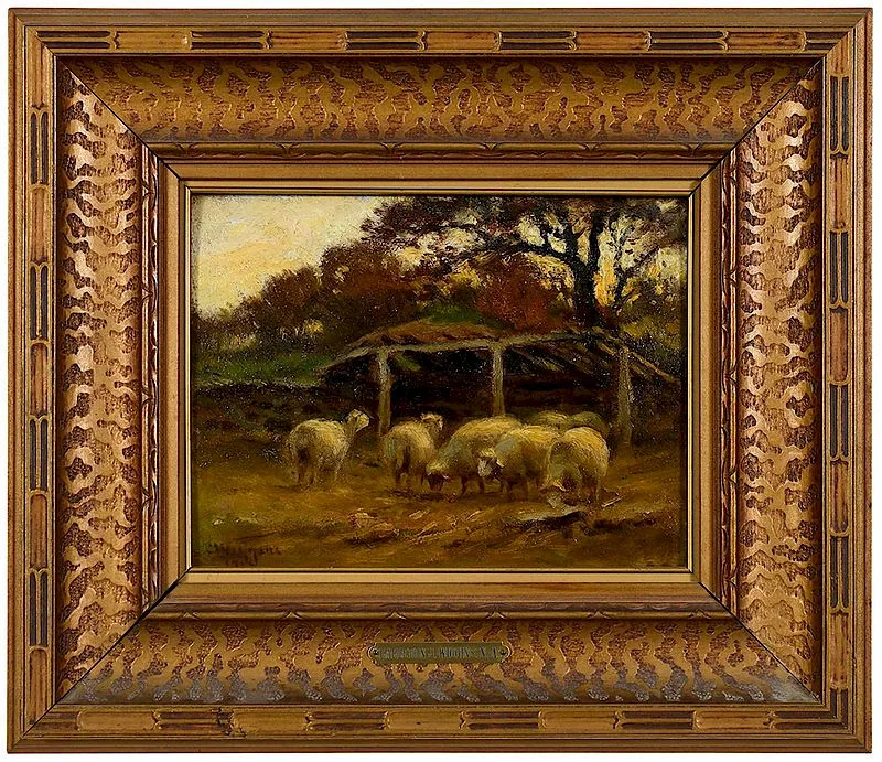 Early November by Carleton Wiggins, oil on panel, sold Jan 2019