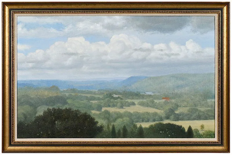 John L. Boatwright, Fair is the Land, oil on canvas