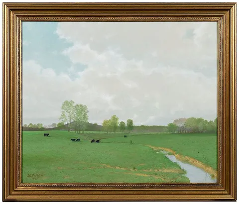 John L. Boatwright, Green Green Grass of Spring, 1986, oil on canvas
