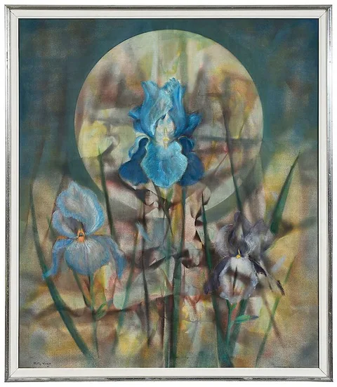 Philip Moose, Iris, 1972, oil on canvas