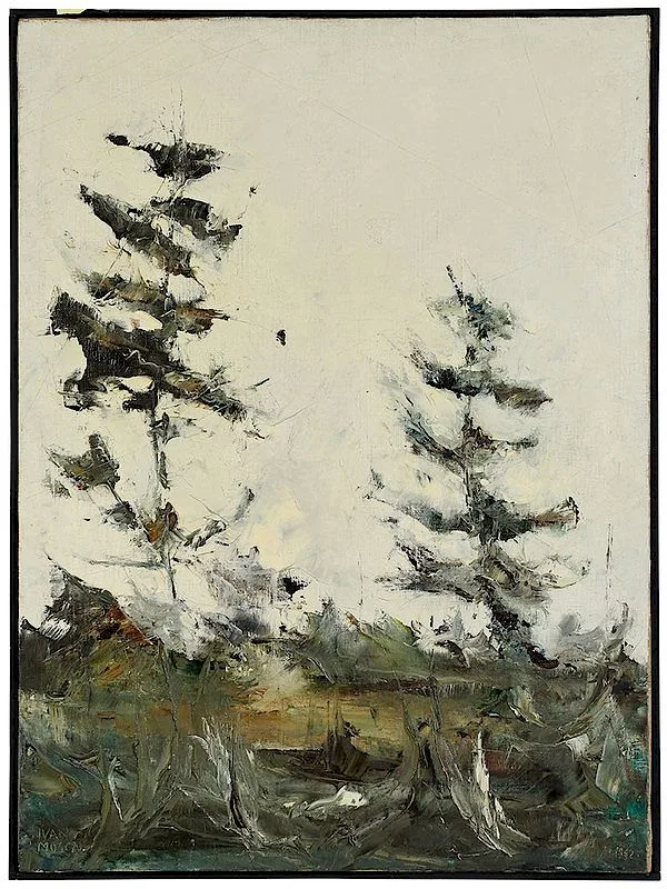 Ivan Mosca, Pine Tree, 1962, oil on canvas