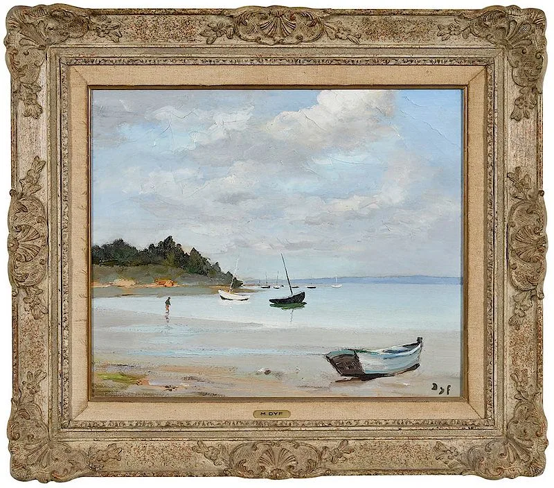 [Anse de Kerners (Morbihan)] by Marcel Dyf, oil on canvas, sold Jan 2019
