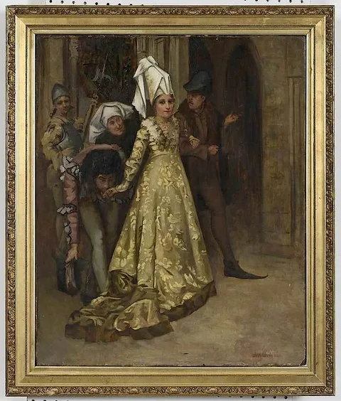 Walt S. Louderback, Medieval Bride, oil