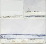 Ivan Mosca, Three small seascapes, each signed lower left "Ivan Mosca" one titled verso [Vicino Milano]