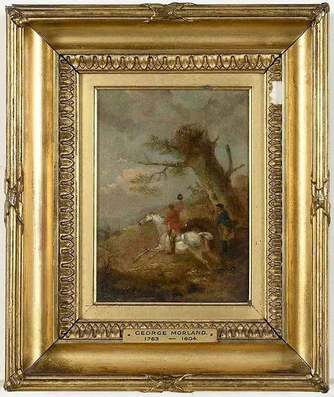 George Morland, Tally Ho!, oil on panel