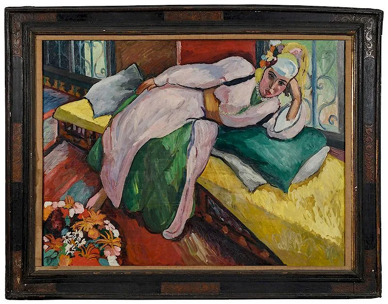 Afternoon by Edward Wolfe, oil on canvas, sold Nov 2018